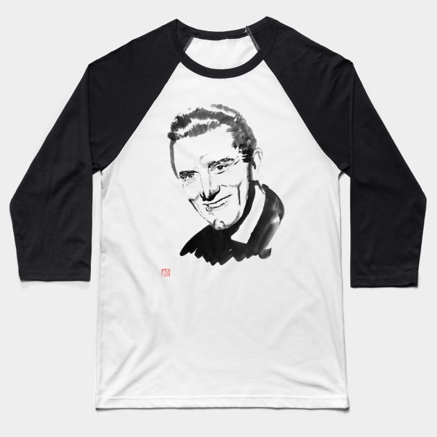 Kirk Douglas Baseball T-Shirt by pechane